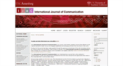 Desktop Screenshot of ijoc.org