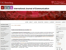 Tablet Screenshot of ijoc.org